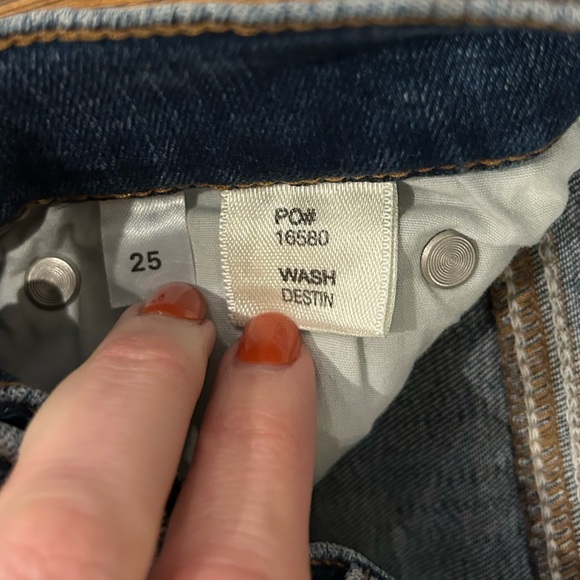 NWOT REFORMATION Harper High & Skinny Jeans in Destin Blue Sz 25 - Picture 8 of 9